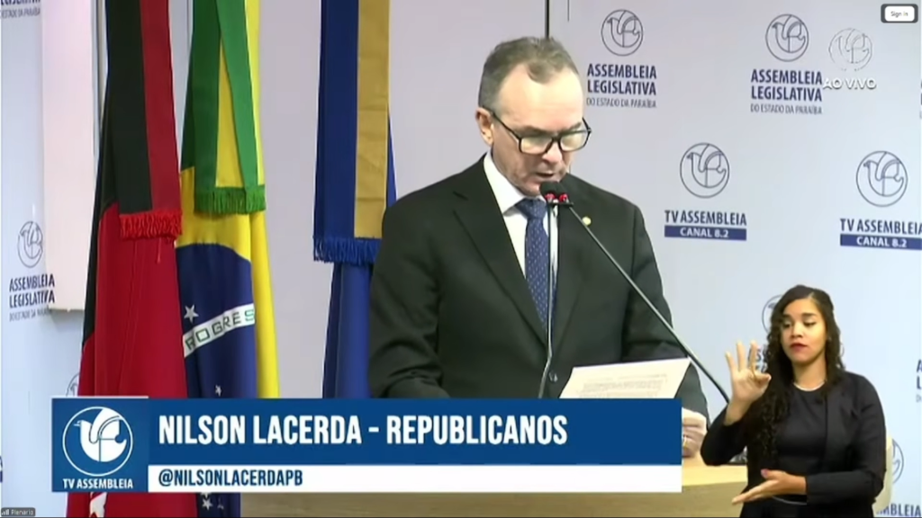 Nilson Lacerda homenageia Santa Inês na ALPB, cita lideranças locais e reforça vínculo histórico com Conceição