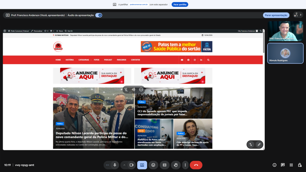 Pode Conversar passa por reformulação e se consolida como novo canal de notícias em Patos