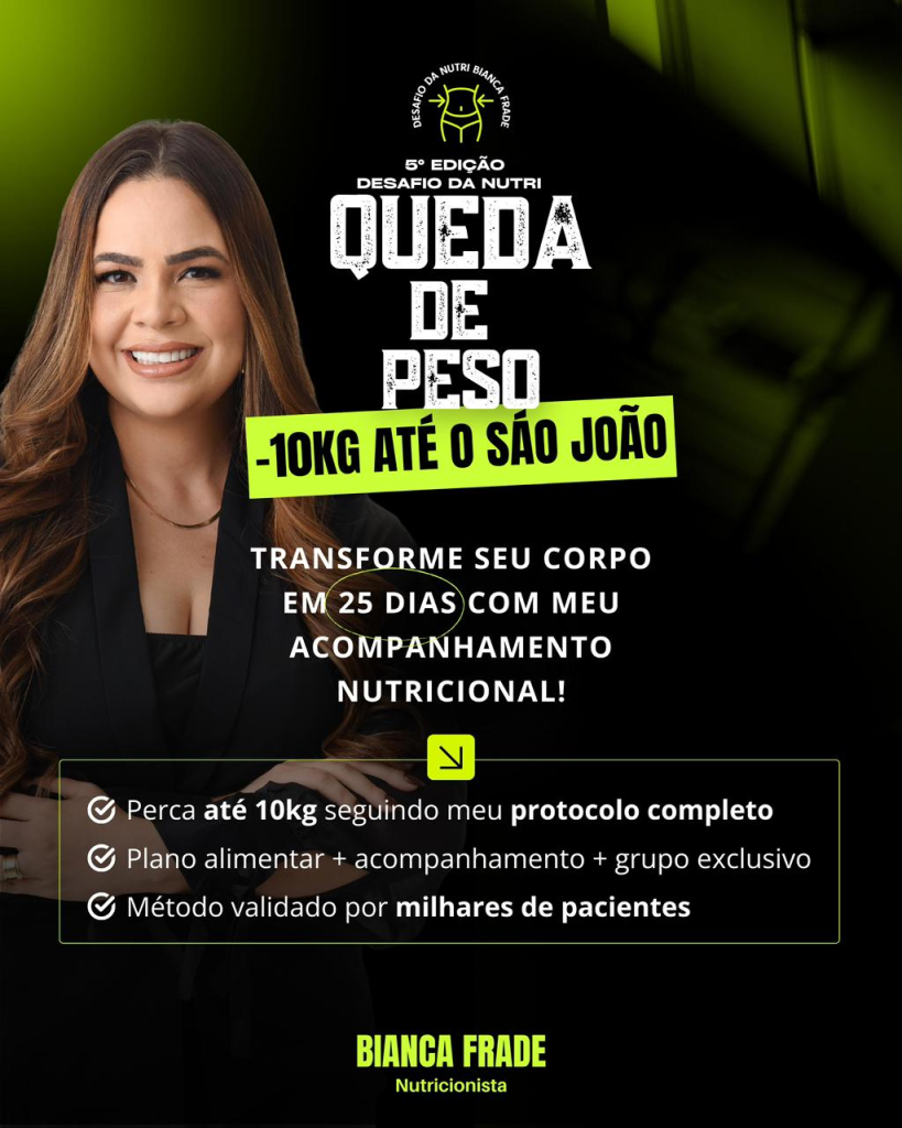 Nutricionista Bianca Frade lança desafio de 25 dias com foco em bem-estar e autoestima para o São João