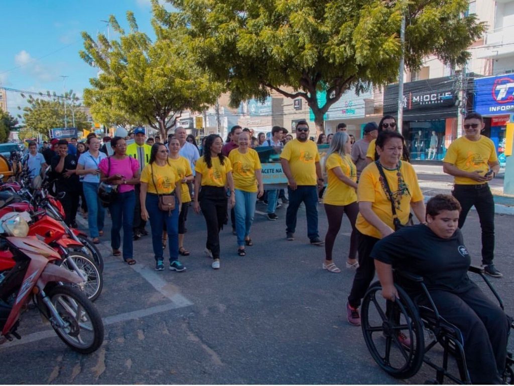 STTRANS Patos promove caminhada de abertura do Maio Amarelo nesta segunda-feira, 04 de maio
