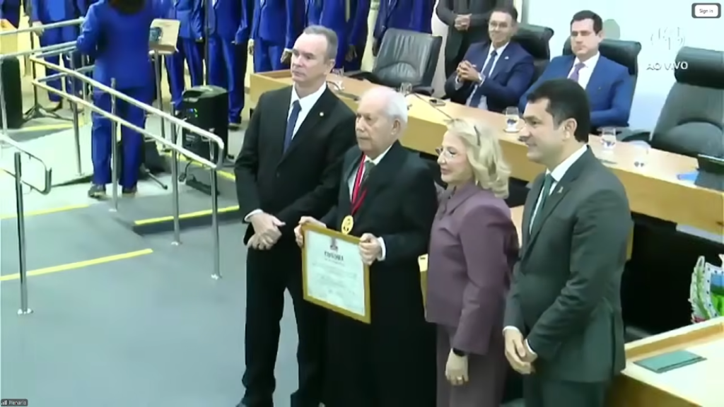 Nilson Lacerda preside sessão conjunta que homenageia advogado e professor João Gonçalves em João Pessoa