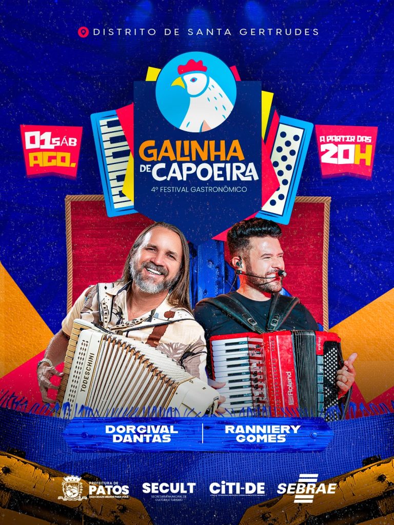 Santa Gertrudes recebe 4º Festival Gastronômico da Galinha de Capoeira em agosto