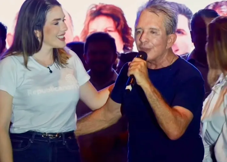 Pai de Olívia Motta, Nabor rasga elogios à atuação da filha e brinca que pré-candidata “vai dar de cambão” em lideranças da família
