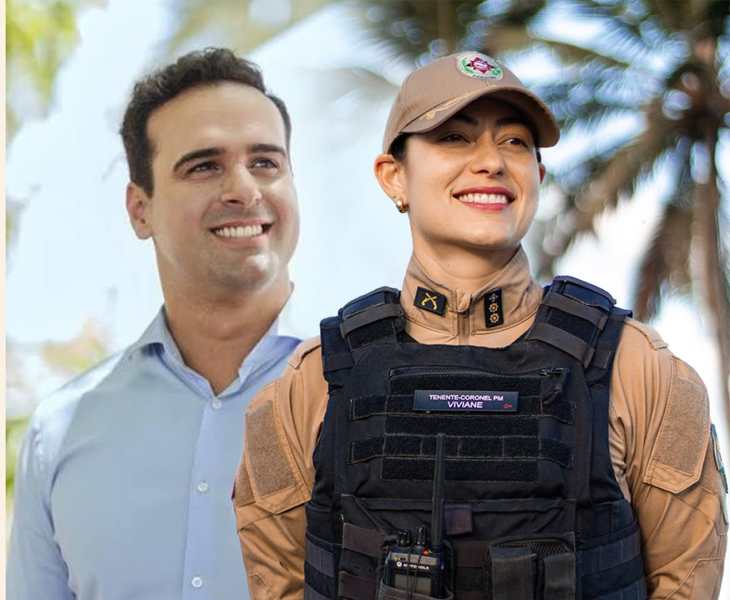 Ganha força o nome da tenente-coronel Viviane Vieira para ser vice de Lucas Ribeiro: “Não fujo de missão”