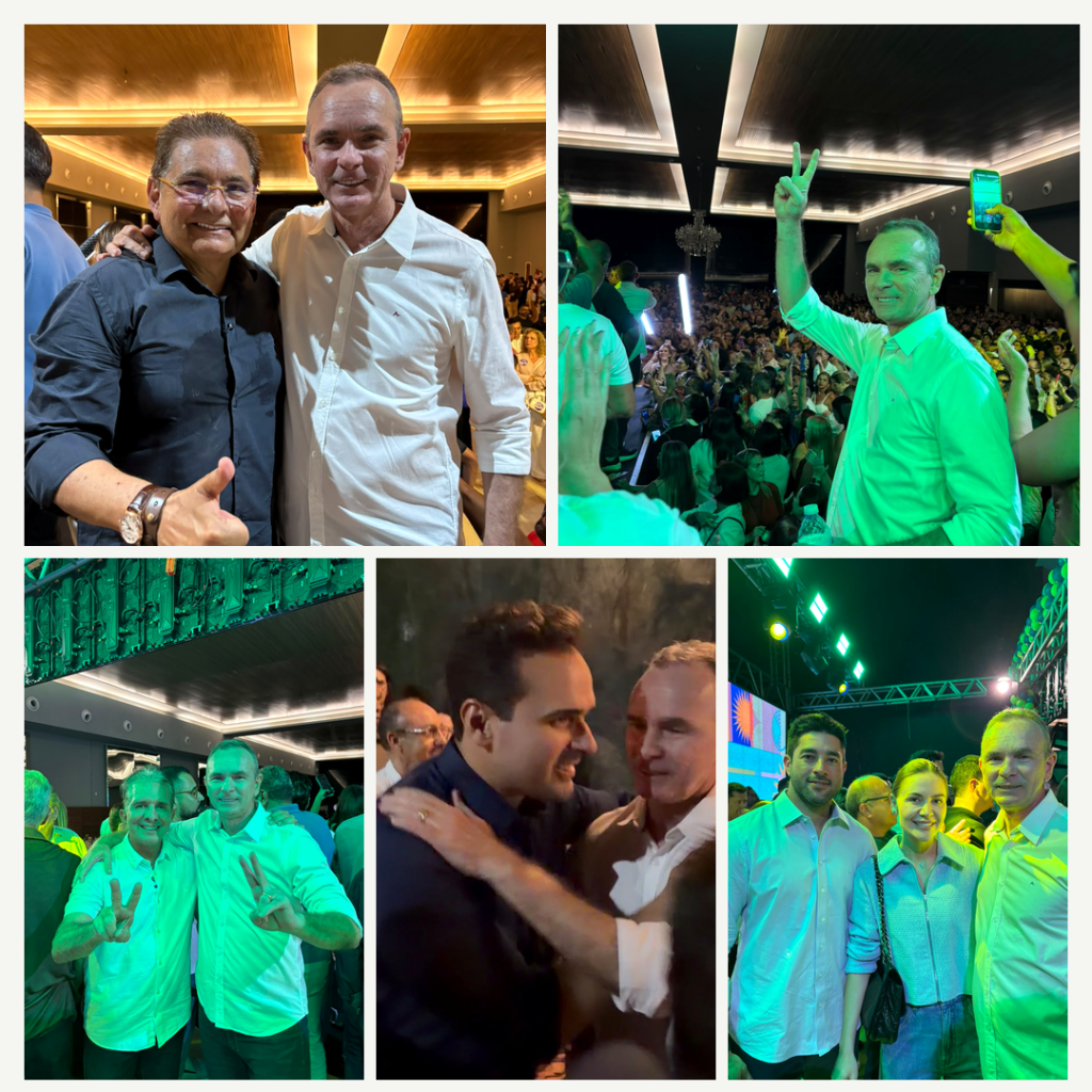 Deputado Nilson Lacerda participa do encontro “Pra Cima”, que reuniu Lucas Ribeiro, João Azevêdo, Nabor Wanderley e apoiadores em Campina Grande