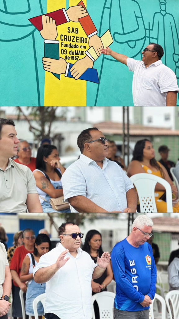 Marcos Eron participa de culto em Campina Grande e recebe apoio à pré-candidatura de Coronel Jorge
