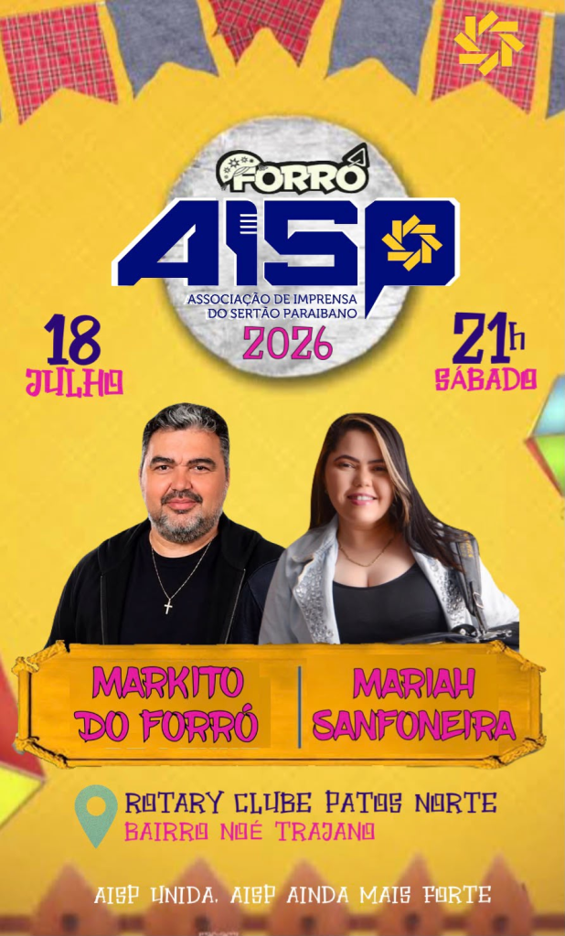 AISP realiza Forró 2026 com música, confraternização e comidas típicas em Patos