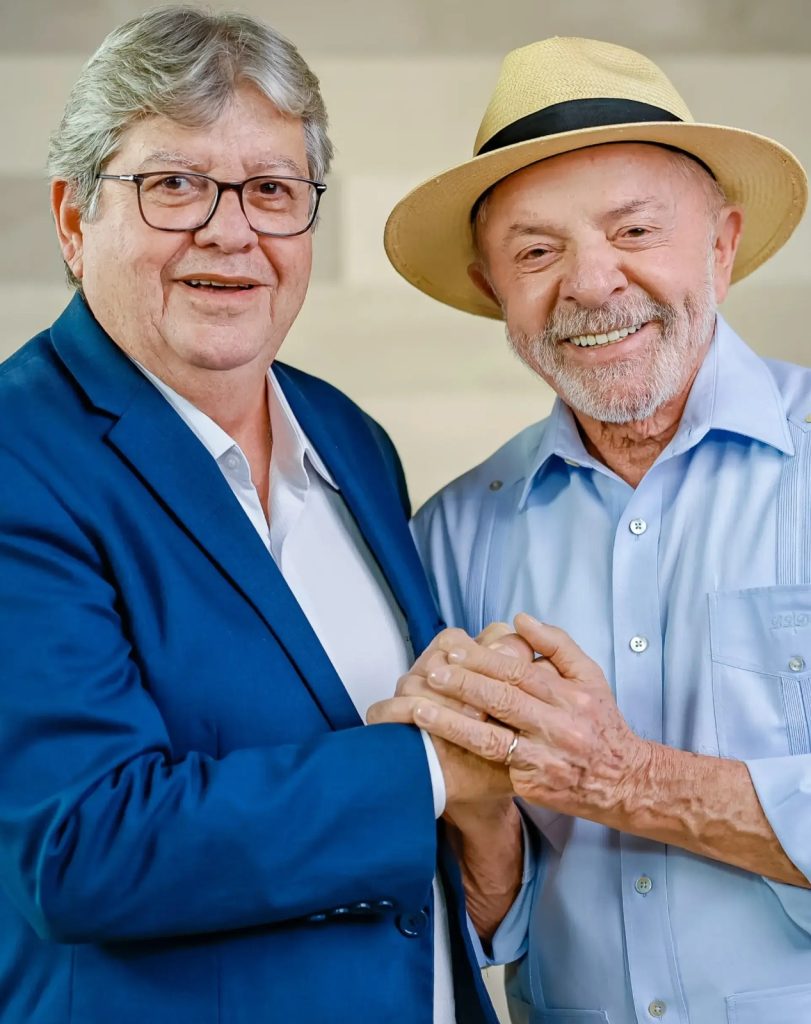 Após registro de Veneziano, João Azevêdo exibe encontro com Lula e reforça apoio à sua candidatura ao Senado