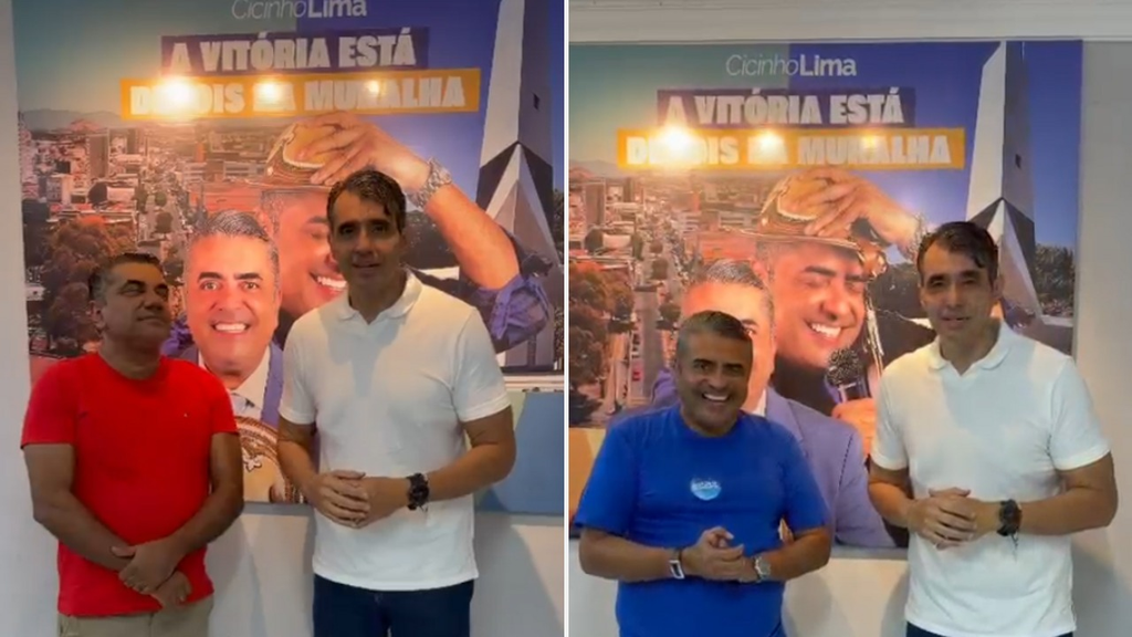 Samuel Pinto e Cicinho Lima manifestam apoio ao projeto político de André Gadelha