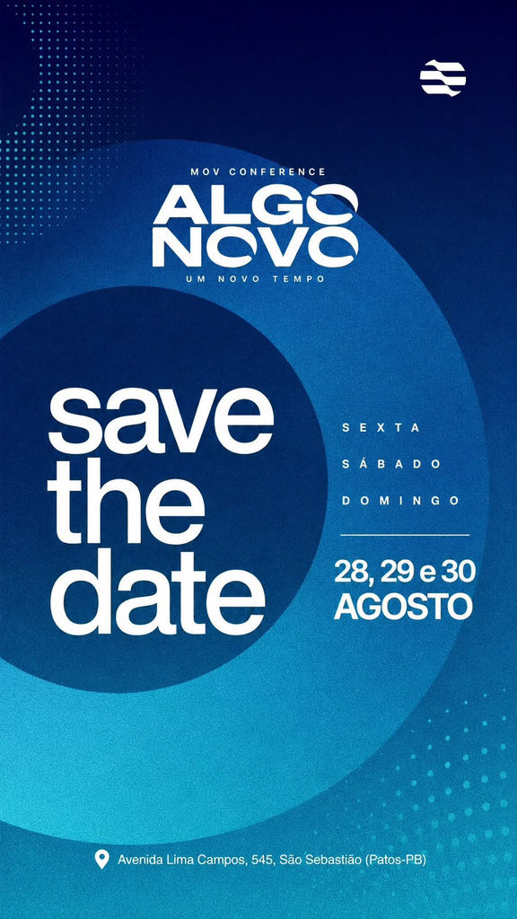 MOV Conference “Algo Novo” acontece de 28 a 30 de agosto em Patos-PB