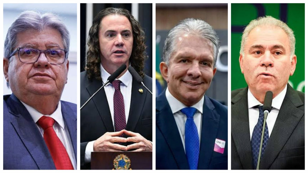 Pesquisa: João Azevêdo lidera corrida pelo Senado na Paraíba; Veneziano aparece em 2º e Queiroga e Nabor empatam