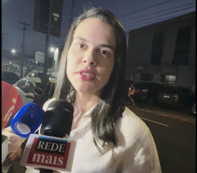 Rafaela fala sobre possível indicação para vice: ‘Estamos aqui para contribuir’
