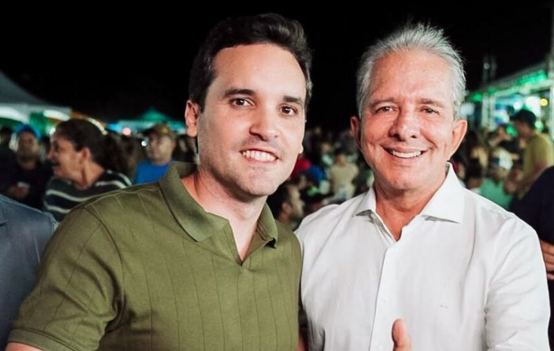 Nabor vai a aniversário de Cícero do Carmo e reforça parceria com prefeito de Alcantil